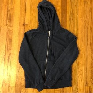 H&M Women’s Pale Navy ZIP Up Hoodie